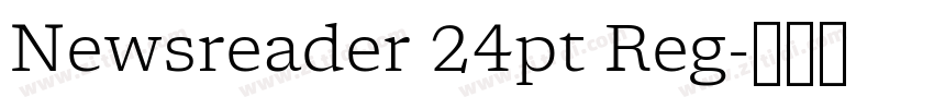 Newsreader 24pt Reg字体转换 Newsreader 24pt Reg字体转换